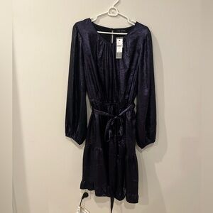 Lane Bryant Plus Size Purple Long Sleeve Cocktail Dress Size - 20W